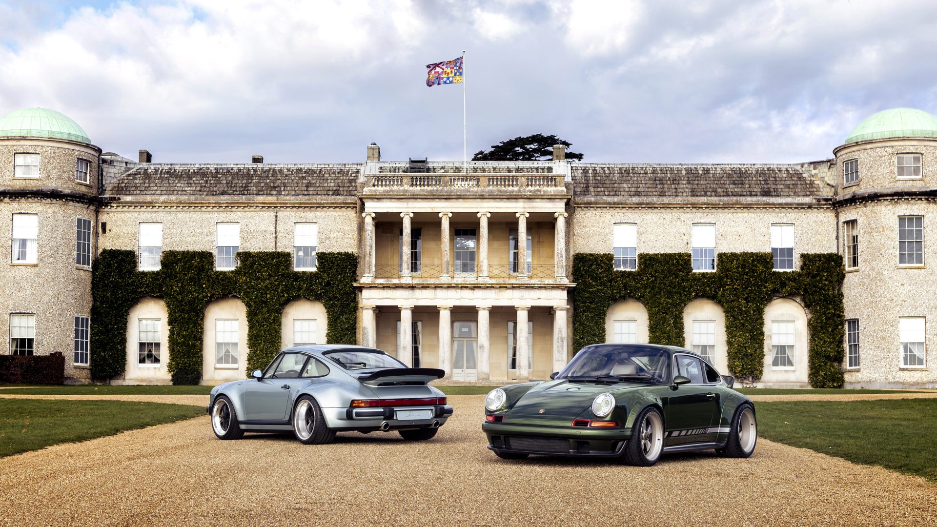 Singer restored Porsche 911s at Goodwood