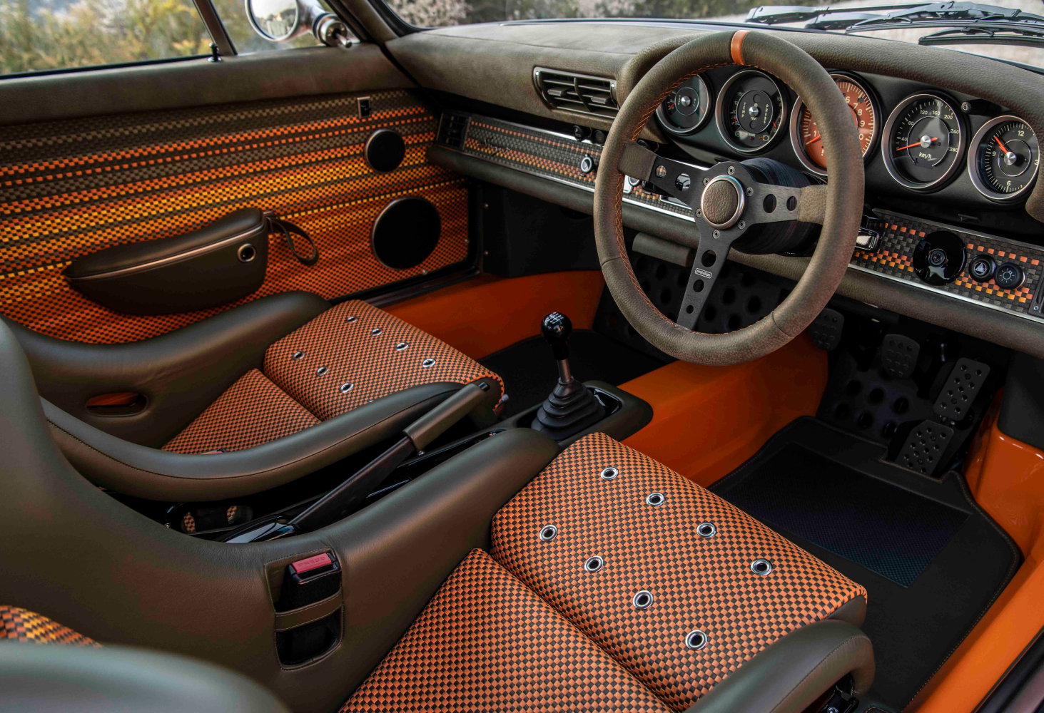 classic orange right side drive