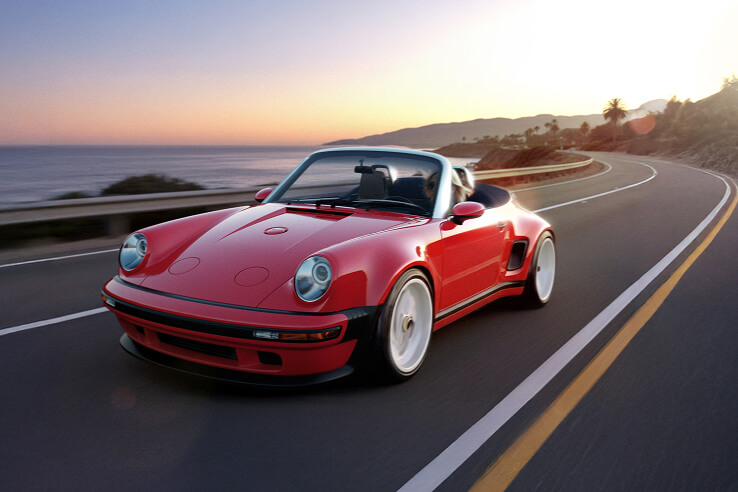 singer world 911 carrera cabriolet body